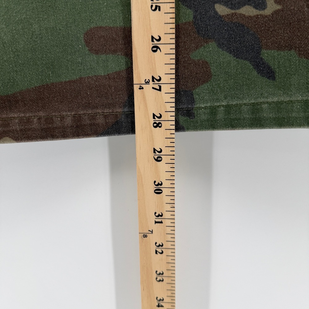 Military BDU Field Jacket Mens XL Regular Green Woodland Camo Utility Cargo Army - Picture 10 of 13